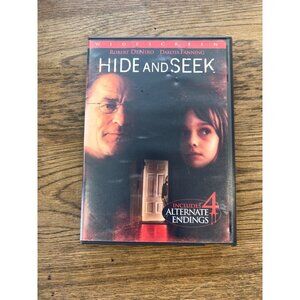 Hide And Seek Widescreen DVD Edition Horror Movie 4 Alternate Endings Pre-Owned